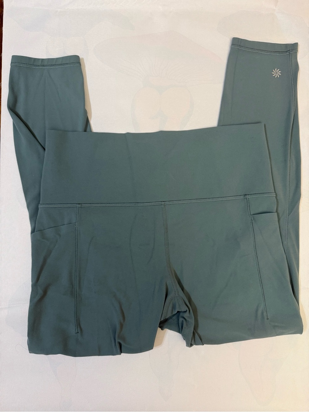 Athleta Sage Green High-Waist Performance Leggings